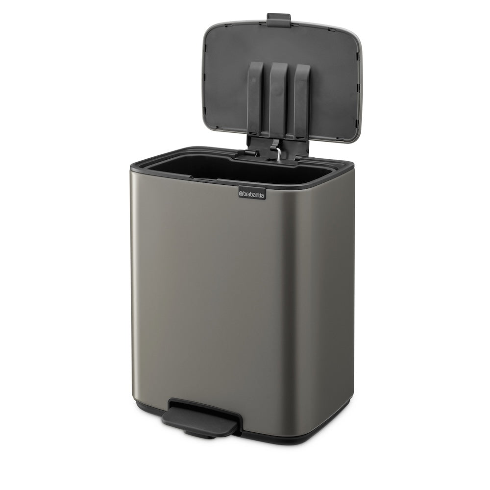 Bo Pedal Bin 12 Litre - Platinum