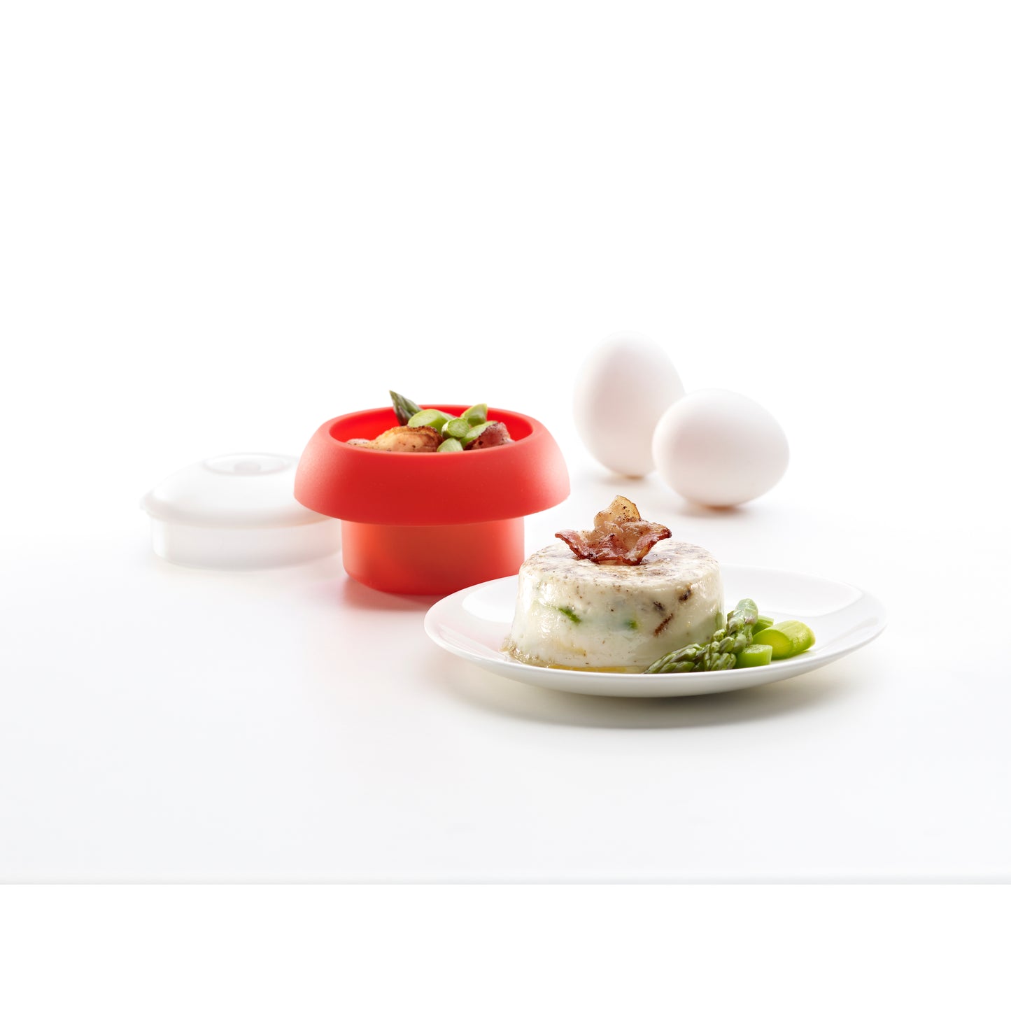Microwave Ovo - Cylinder - Red
