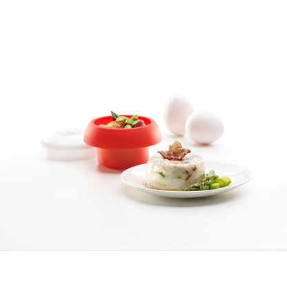 Microwave Ovo - Cylinder - Red