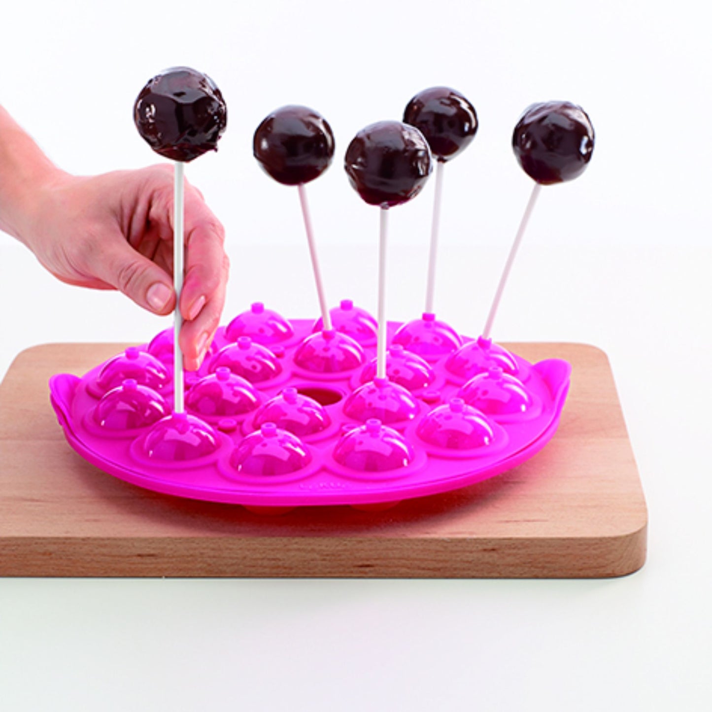 Silicone Cake Pops Mould - Pink