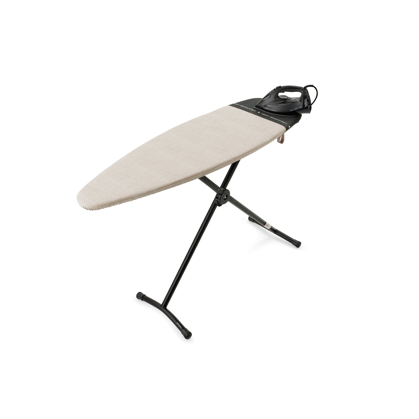 Steam & Ironing Board D, 135x45 cm, Heat Resistant Parking Zone - Denim Grey