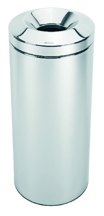 Flame Guard Waste Paper Bin 30 litre - Brilliant Steel