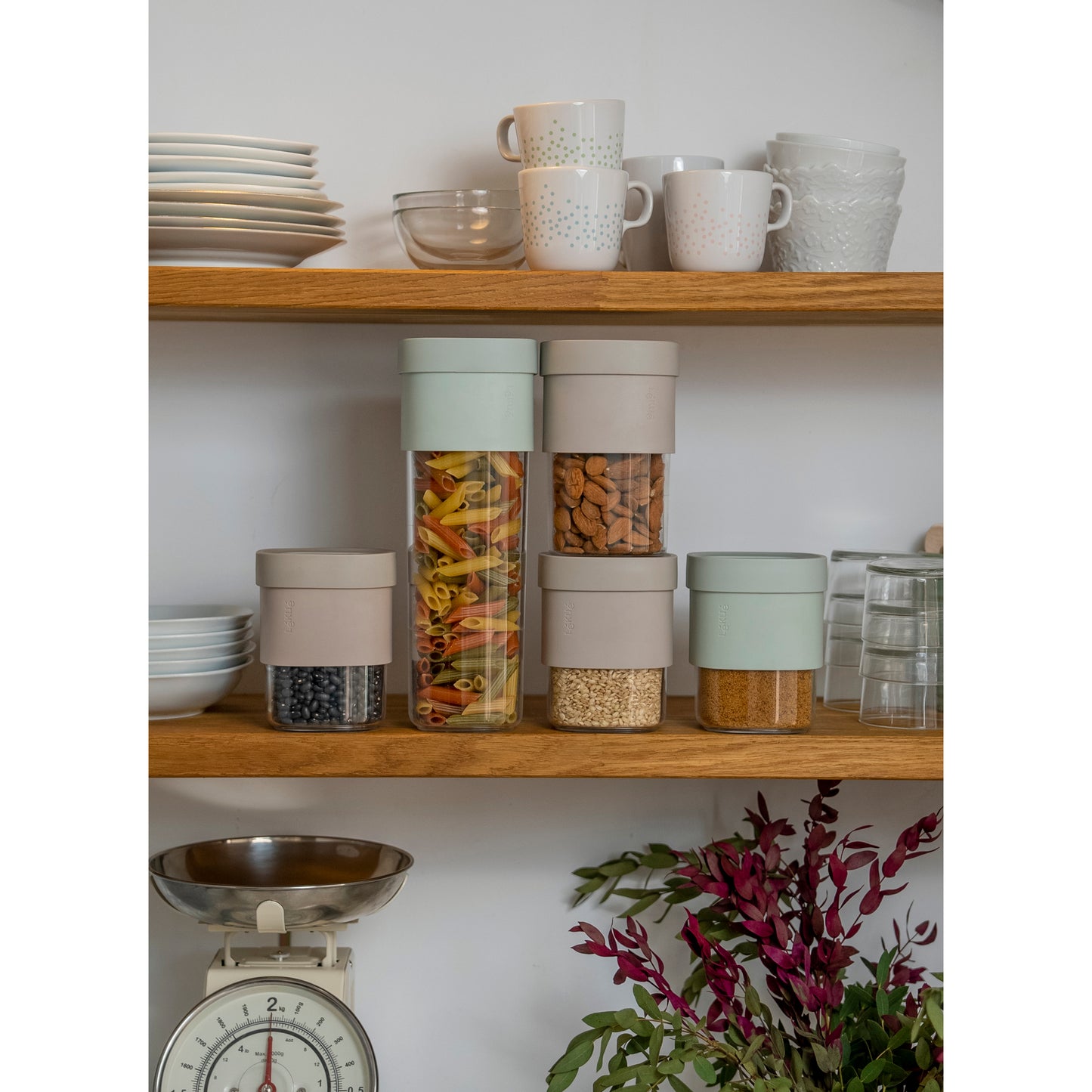 Flip Storage Food Container Large - Green