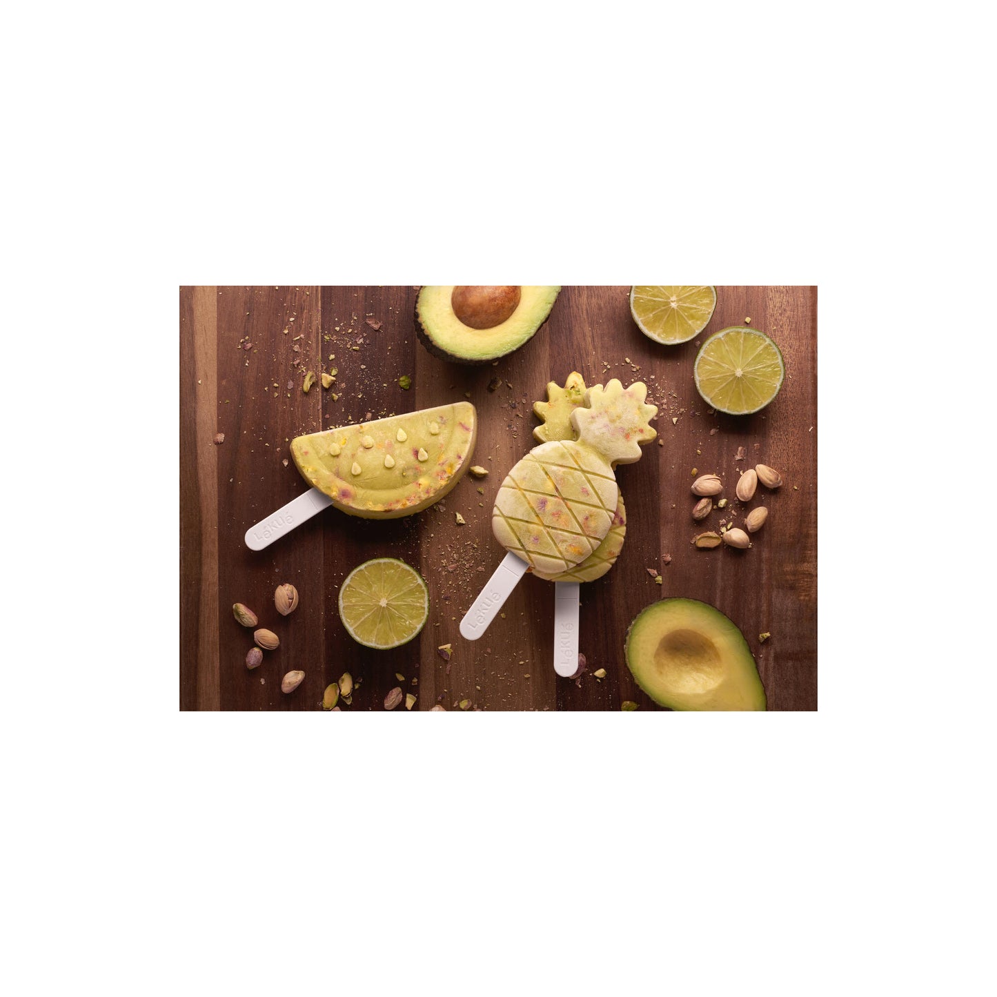 Stackable Tropical Ice Lolly Moulds Set of 4 - Mixed