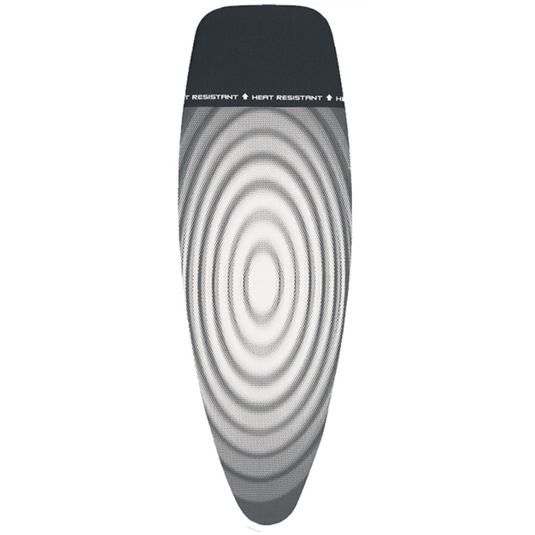 Ironing Board Cover (D) 135x45cm, Top Layer Heat Resistant Parking Zone - Titan Oval