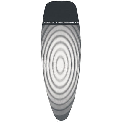 Ironing Board Cover (D) 135x45cm, Top Layer Heat Resistant Parking Zone - Titan Oval