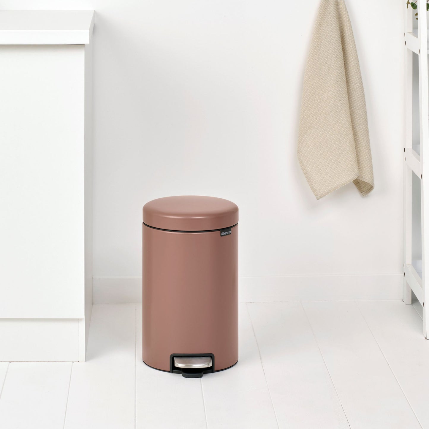 Pedal Bin NewIcon 12 litre - Satin Taupe
