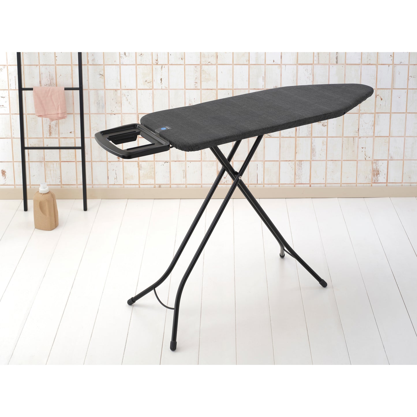 Ironing Board C, 124x45 cm, Solid Steam Iron Rest - Denim Black