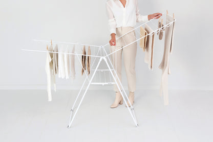 Hangon Drying Rack 25 metres Fresh White