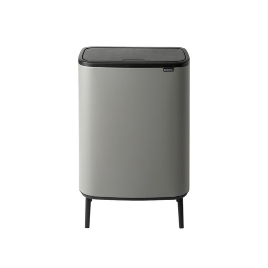 Bo Touch Bin Hi 60 litre - Mineral Concrete Grey