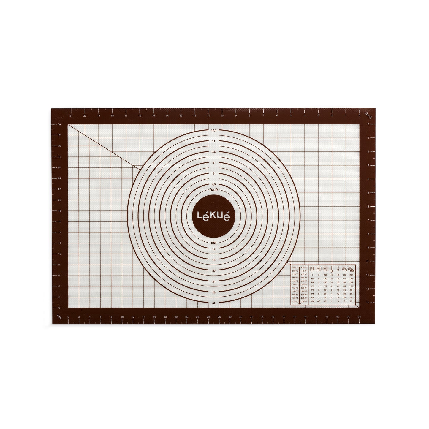 Non-stick Silicone Pastry Mat, 60x40 cm - White