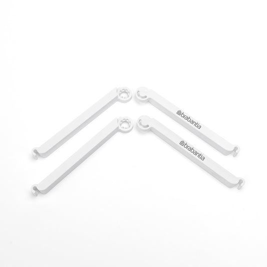 HangOn 20/25m Under Rack Bar, 4pc White