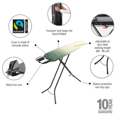 Ironing Board 110x30cm (A) Steam Iron Rest - New Dawn