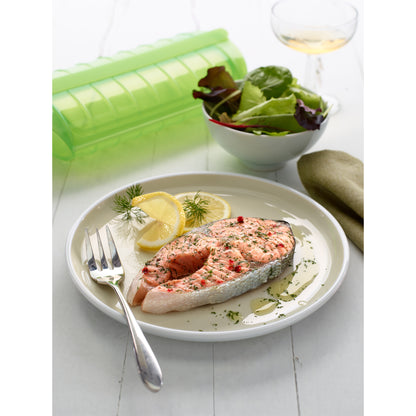 Micro Steam Cooker + Tray 1-2p - Green