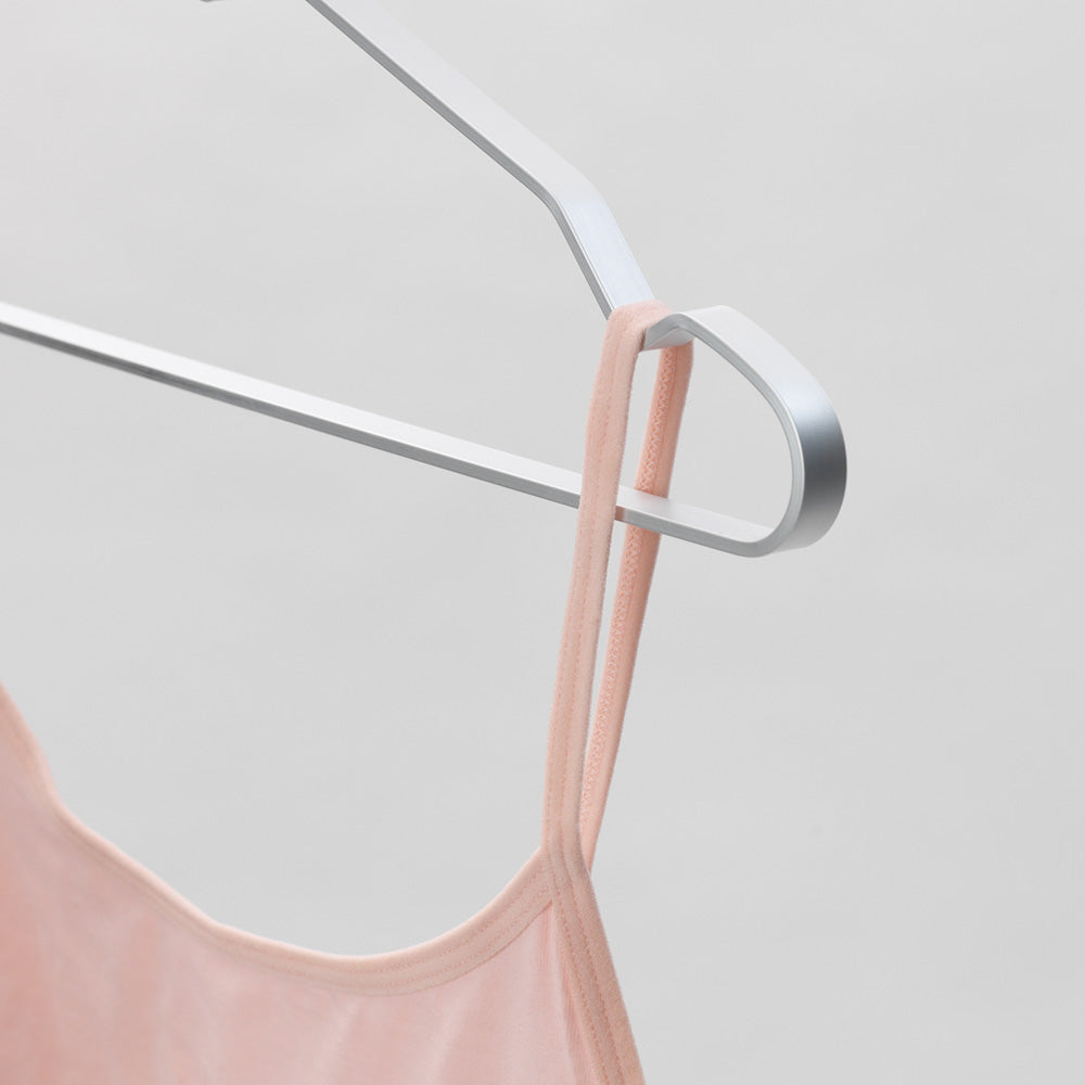 Aluminium Clothes Hanger, Set of 4 - Silver