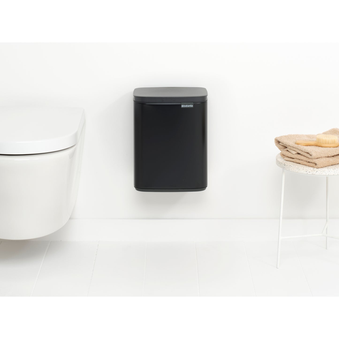 Bo Waste Bin 7 litre - Matt Black