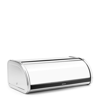Bread Bin Roll Top - Brilliant Steel