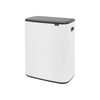 Bo Touch Bin 2 x 30 litre - White