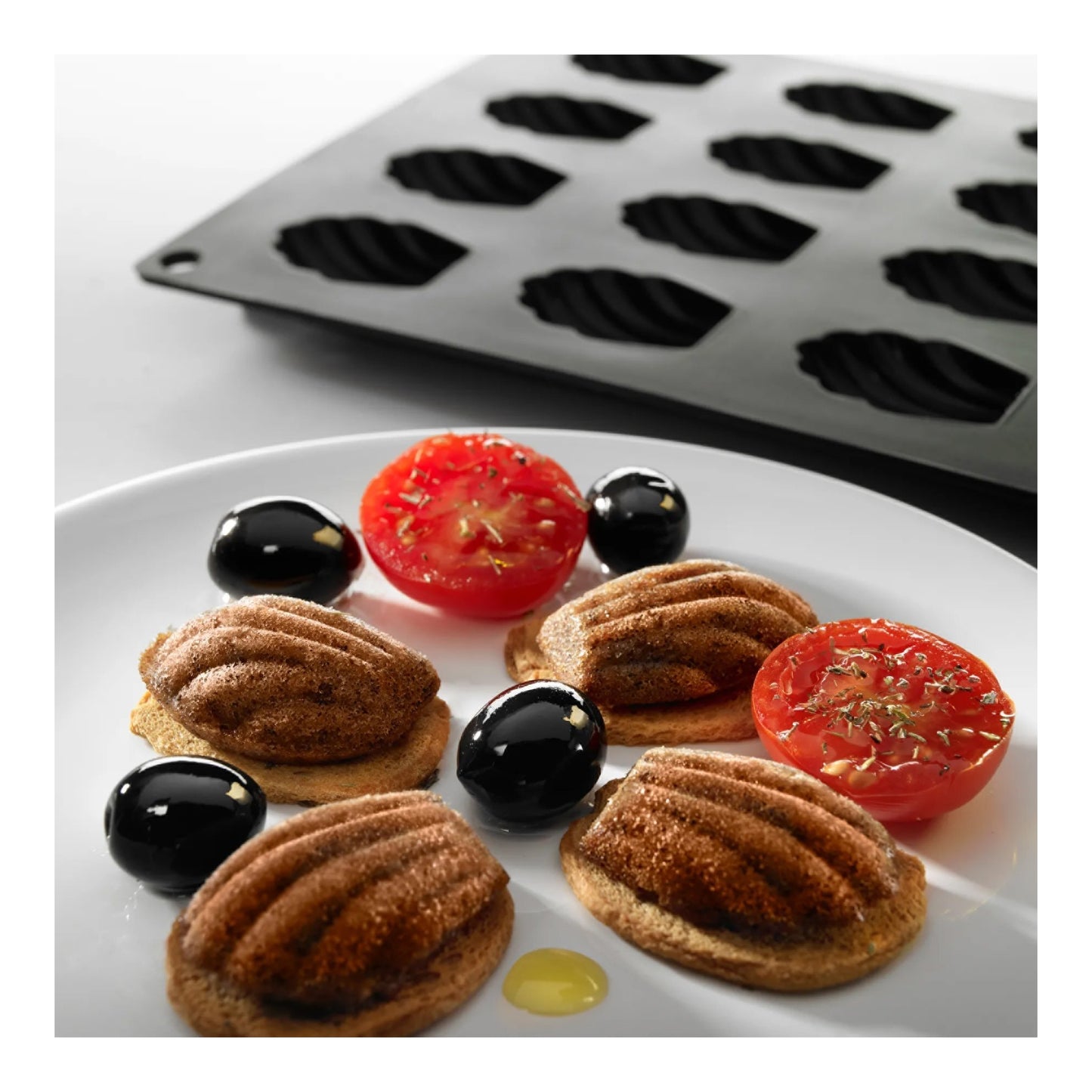 Mini Madeleines Mould - 20 cav - Red