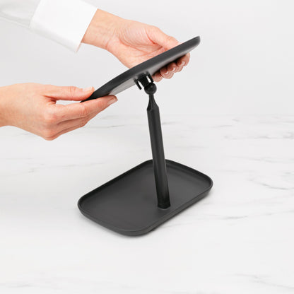 Mirror with Storage Tray - Dark Grey