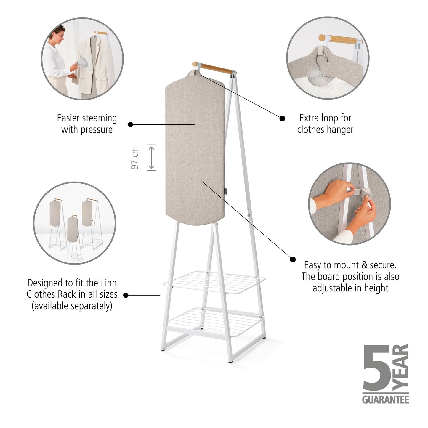 Linn Steaming Board - Grey