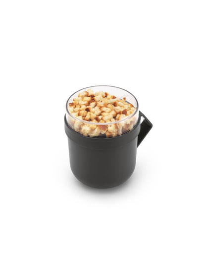 Make & Take Soup Mug, 600ml - Dark Grey