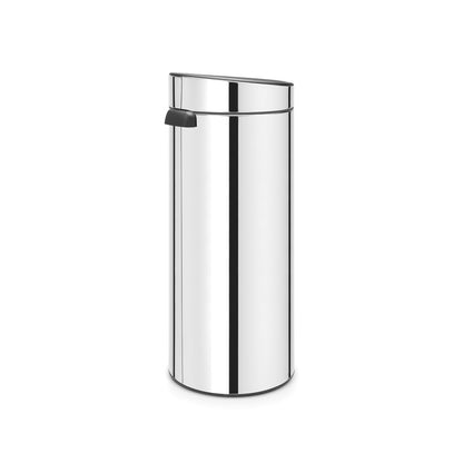 Touch Bin New 30 Litre - Brilliant Steel