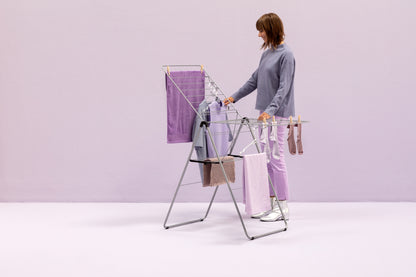 Hangon Drying Rack 20 metres Metallic Grey