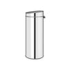 Touch Bin New 30 Litre - Brilliant Steel
