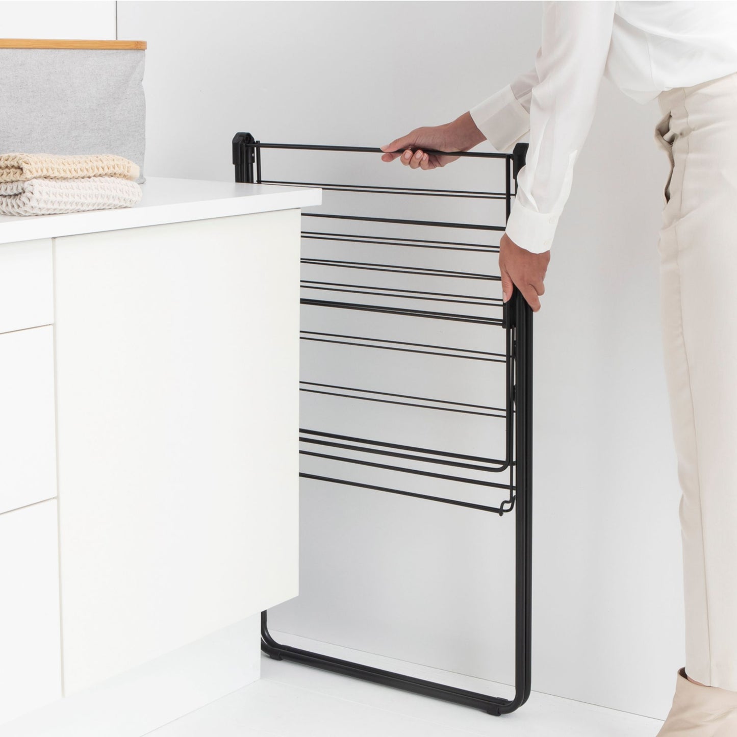 Hangon Drying Rack 15 metres Matt Black