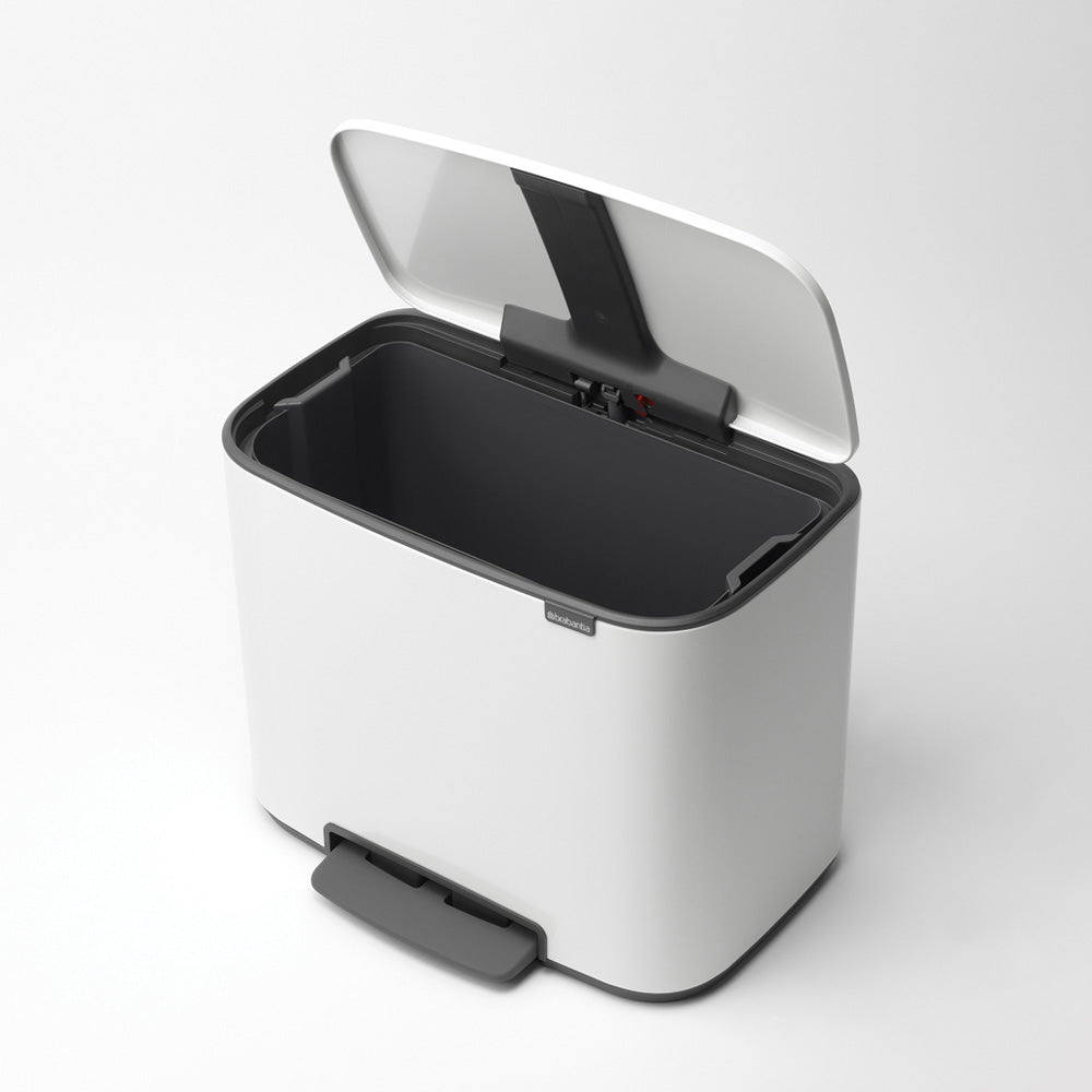 Bo Pedal Bin 36 Litre - White