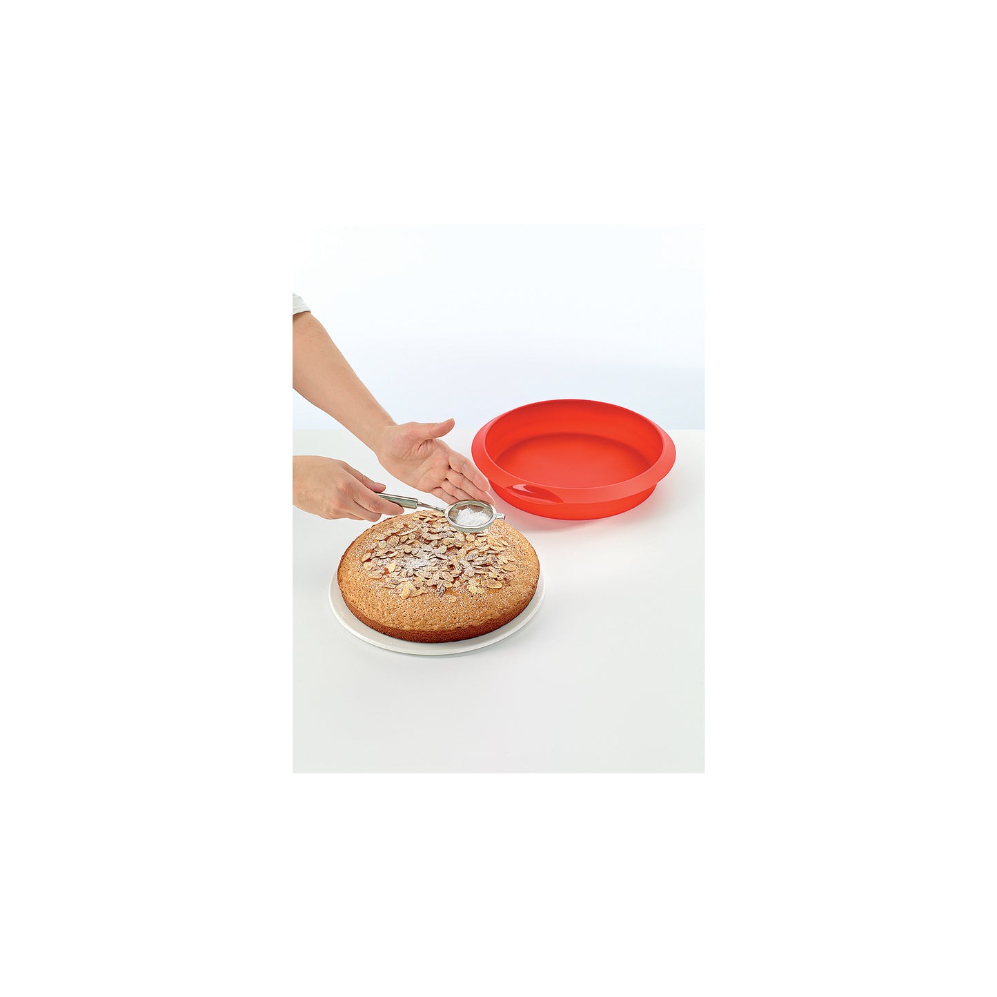Round Cake Mould - 20 cm - Red