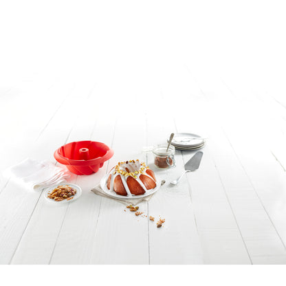 Spiral Savarin Cake Mould - Red