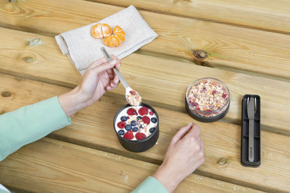 Make & Take Breakfast Bowl, 500ml - Dark Grey