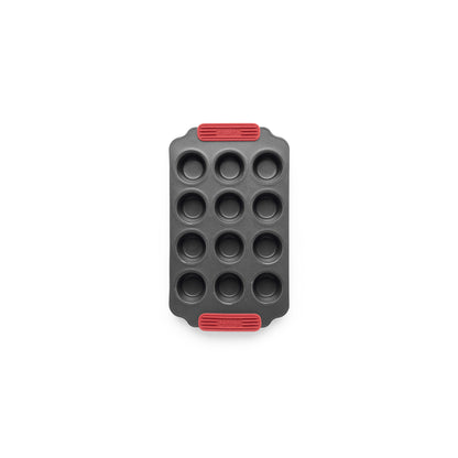 Non-Stick Mini Muffins Mould, 12 Hole - Grey