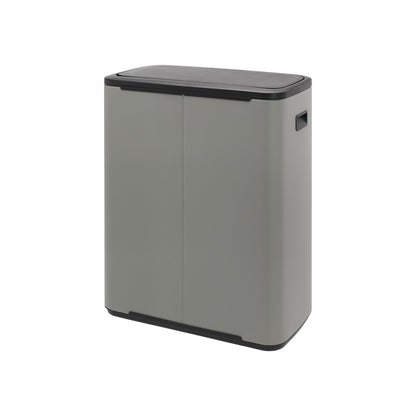 Bo Touch Bin 2 x 30 litre - Mineral Concrete Grey