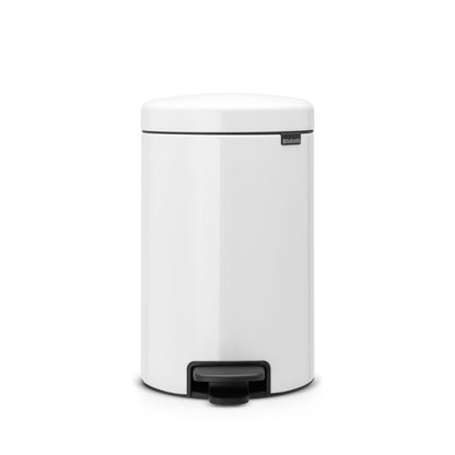 Pedal Bin NewIcon 12 Litre - White