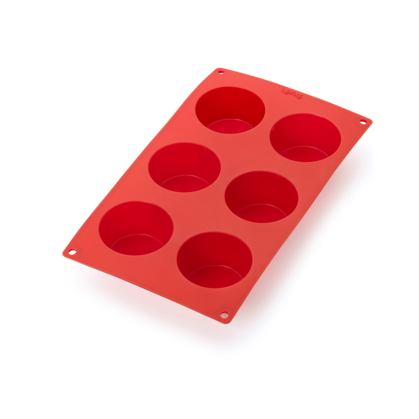 Muffins Mould - 6 cav - Red