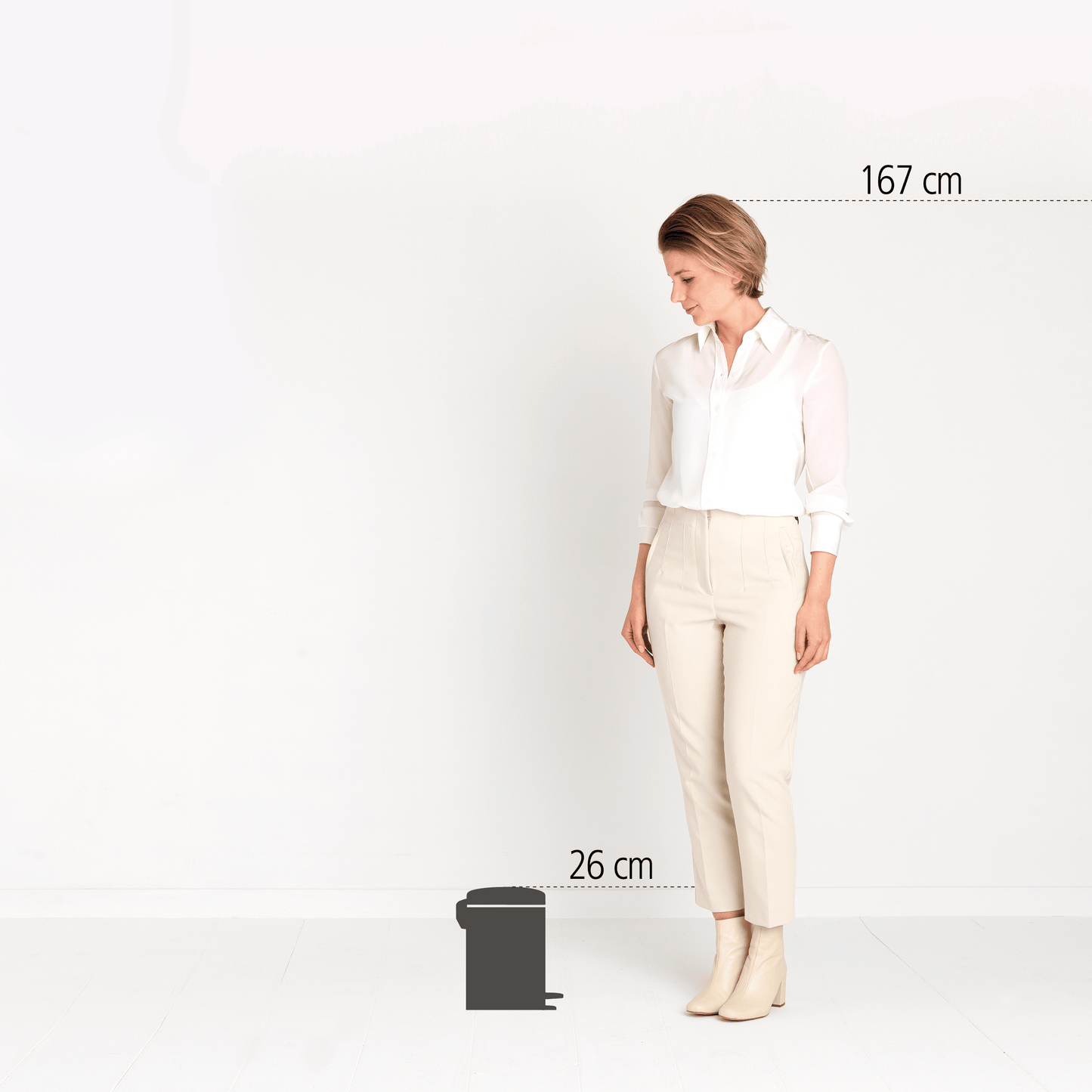 Pedal Bin NewIcon 3 Litre - Matt Steel