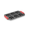 Non-Stick Doughnuts Mould, 6 Hole - Grey