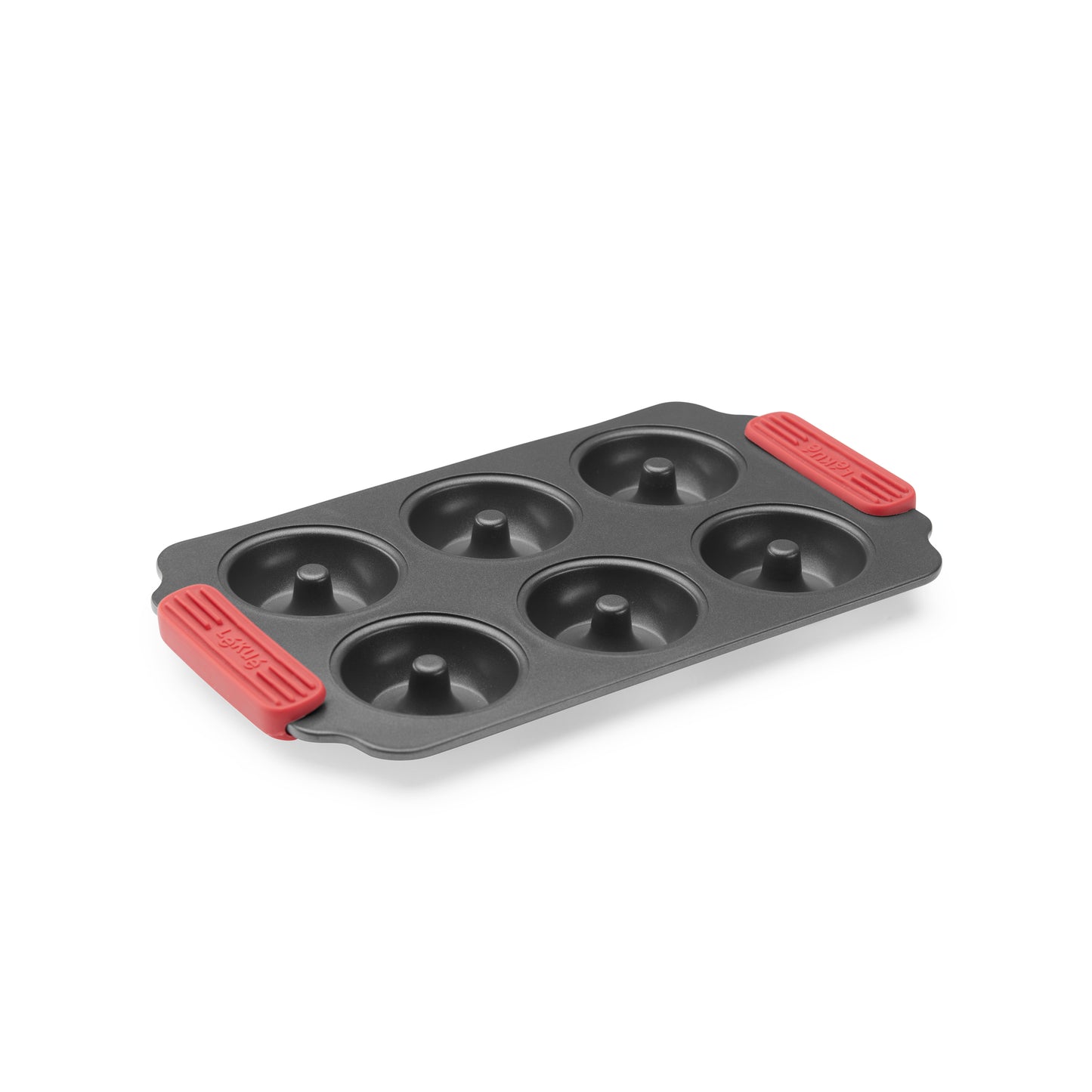 Non-Stick Doughnuts Mould, 6 Hole - Grey