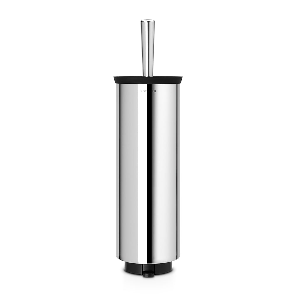 Toilet Brush & Holder (Profile) - Brilliant Steel