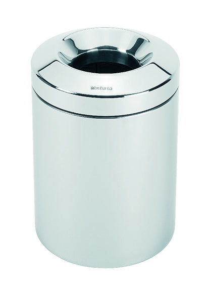 Flame Guard Waste Paper Bin 7 litre - Brilliant Steel