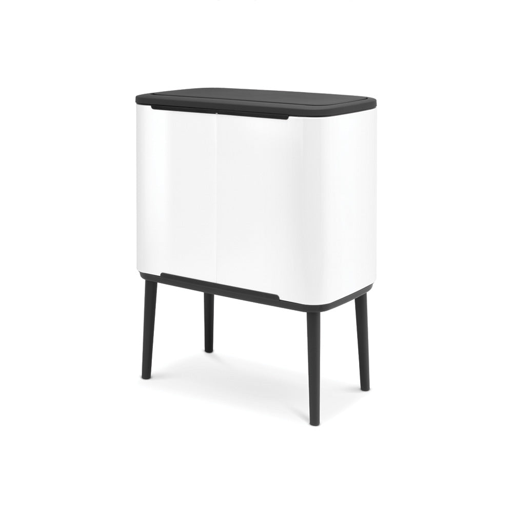 Bo Touch Bin 11 + 23 Litre - White