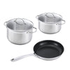 Brabantia Amsterdam 5 piece Cookware Set with Non-Stick Pan