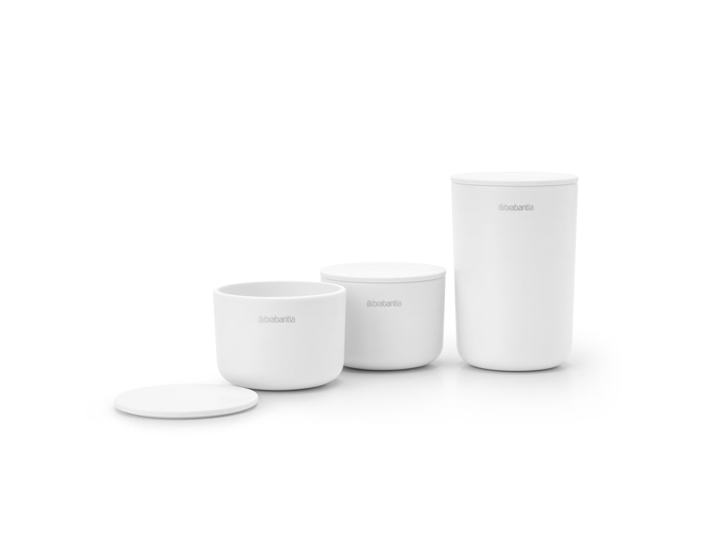 Storage Pots Set of 3 - White