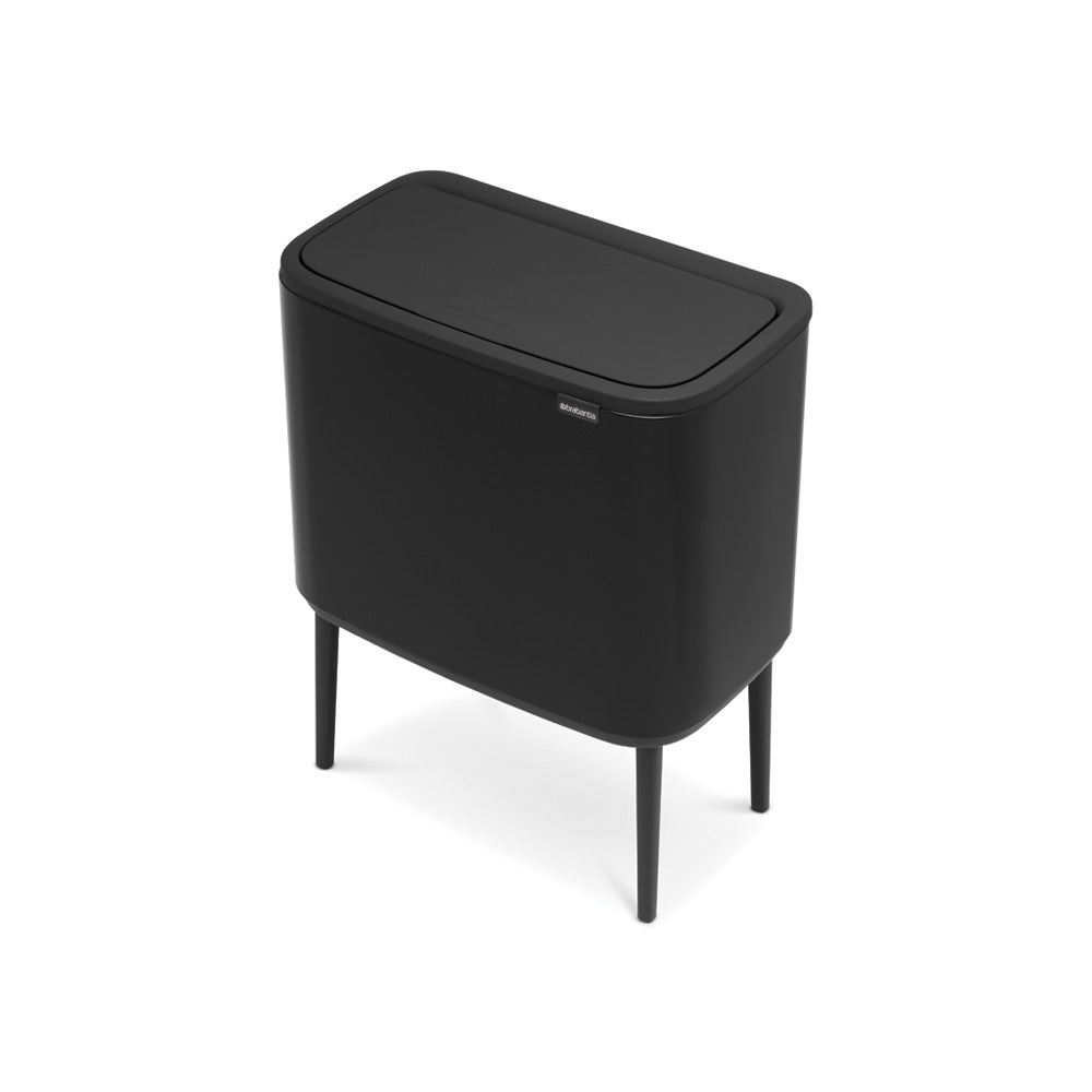 Bo Touch Bin 11 + 23 Litre - Matt Black