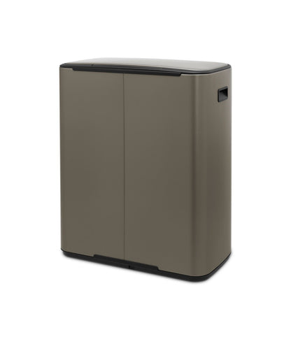 Bo Pedal Bin 2 x 30 litre - Platinum