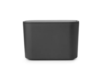MindSet Bathroom Waste Caddy - Dark Grey