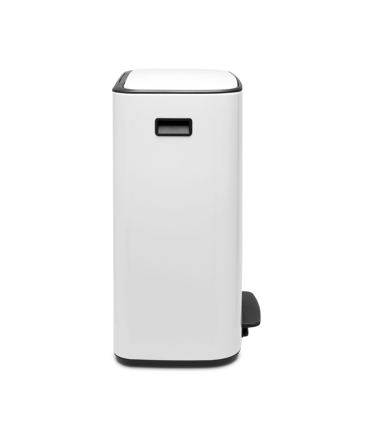 Bo Pedal Bin 2 x 30 litre - White